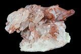 Natural, Red Quartz Crystal Cluster - Morocco #84353-1